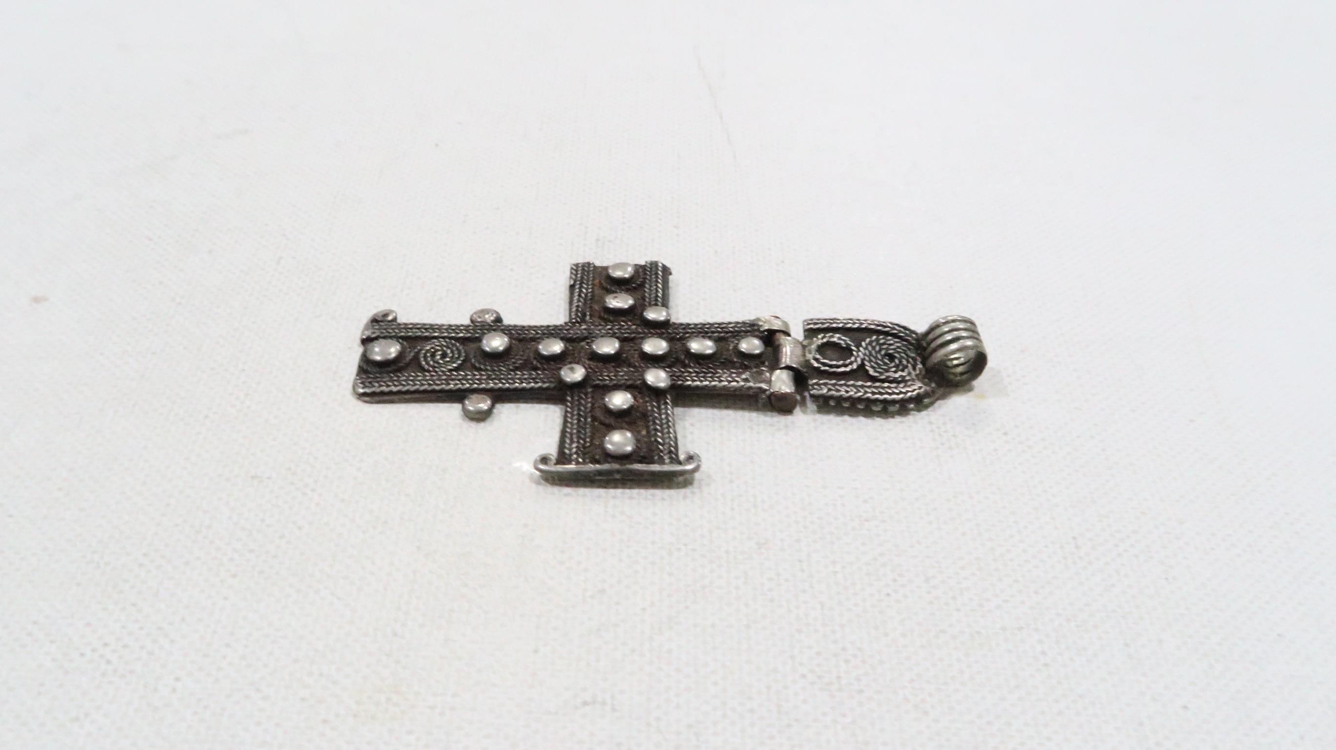 Antique Silver Tribal Ethiopian Coptic Cross - Etsy