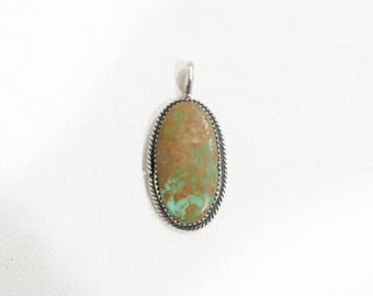 T.Oter navajo royston turquoise pendant
