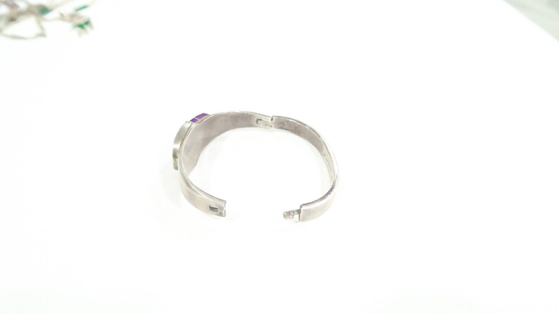 Big Taxco Sugilite Sterling bracelet