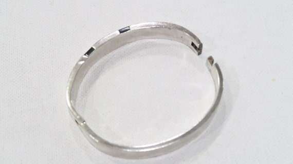 Solid black shop onyx bangle bracelet