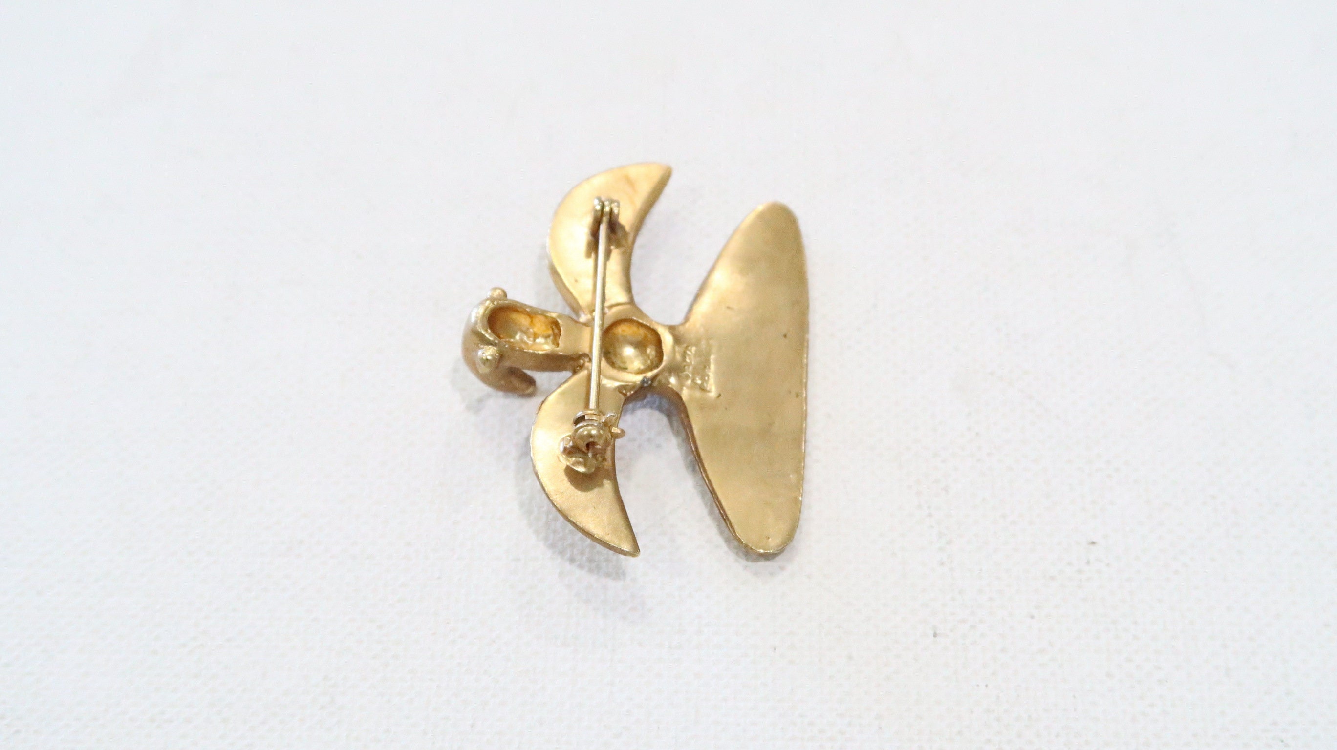 MMA Alva Museum Replica Horus or Bird Brooch Egyptian Revival Rare