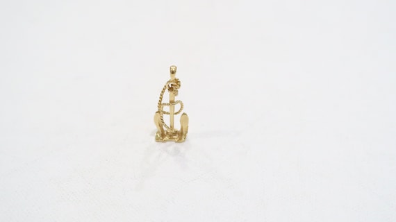 Very Detailed vintage anchor pendant - image 2