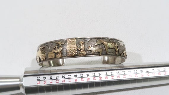 Navajo Artist TA Begay Thomas Begay 1/20 12K G.F Sterling