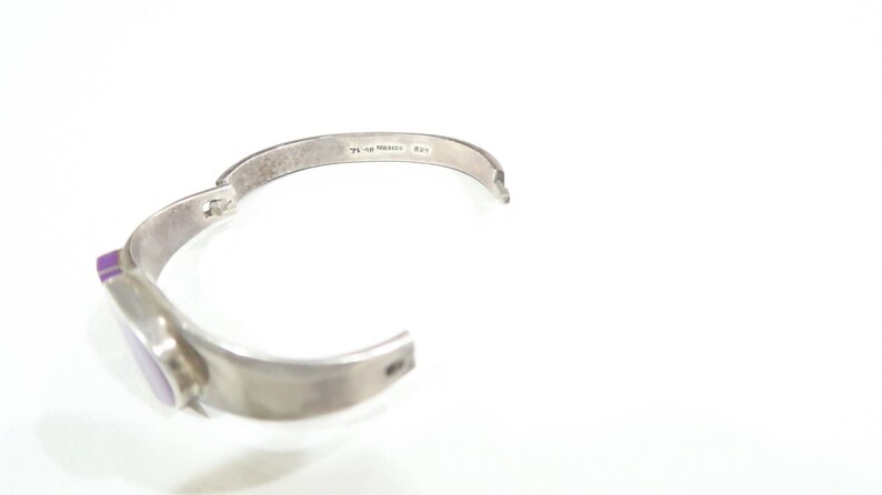 Big Taxco Sugilite Sterling bracelet