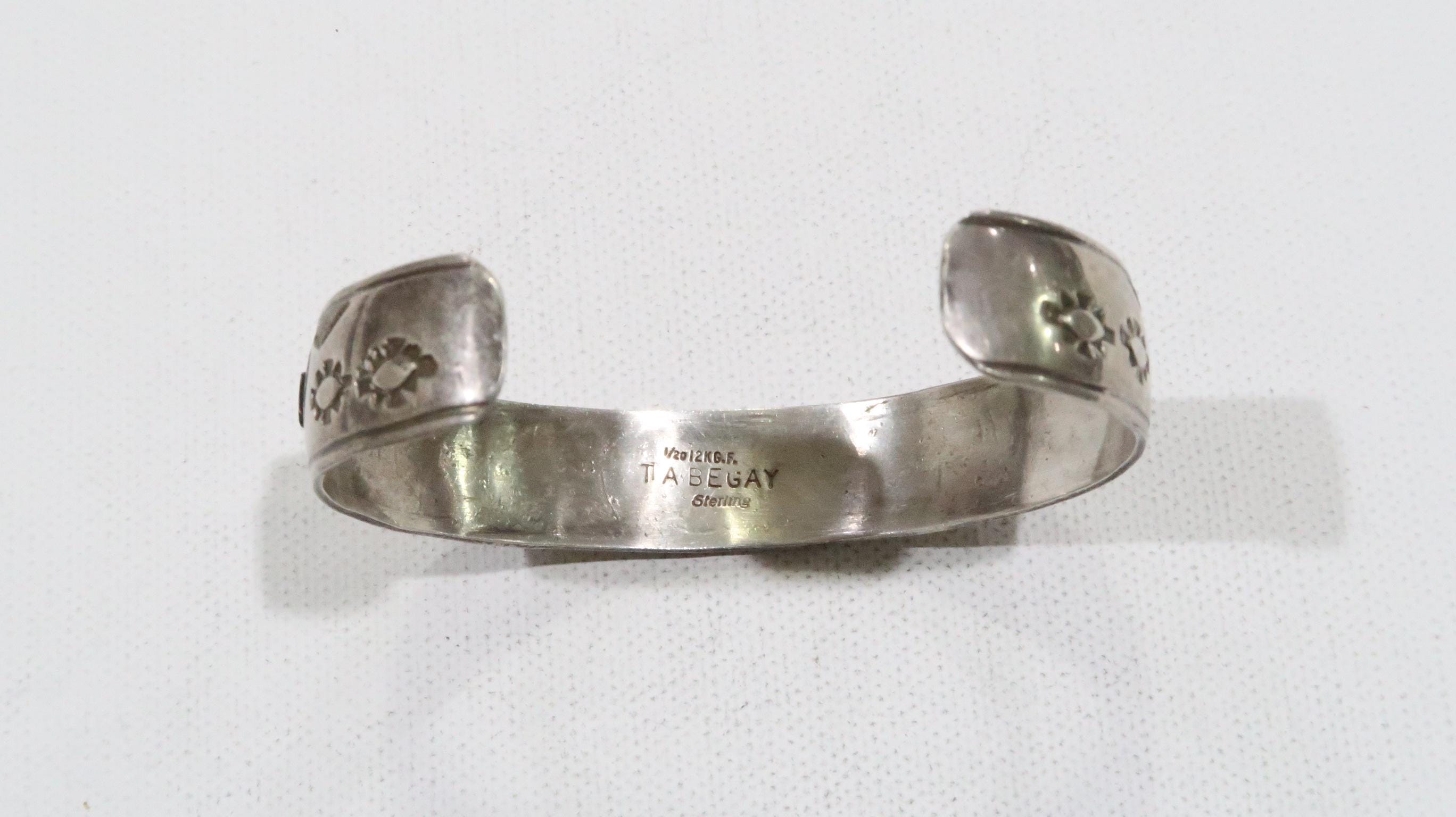 Navajo Artist TA Begay Thomas Begay 1/20 12K G.F Sterling