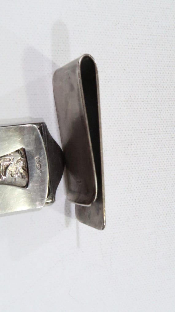 Old solid sterling George Washington postage stam… - image 4