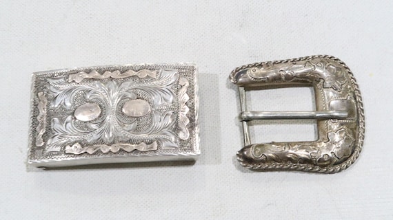 Vintage Belt Buckleヴィンテージベルトバックル シルバー925 - 小物