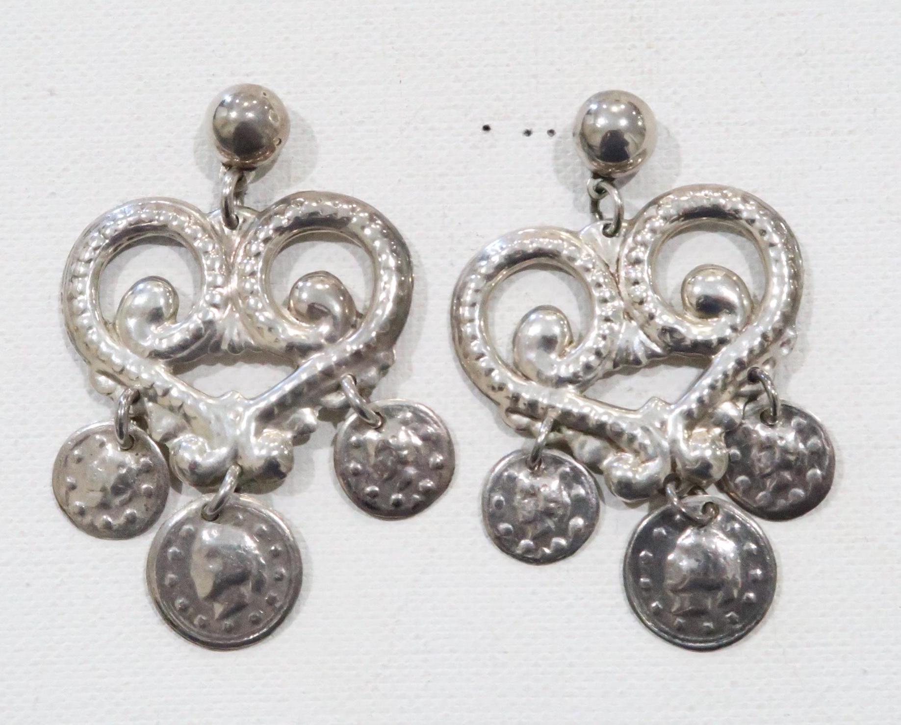 アクセサリー antique vintage old silver mexico indian Vintage Mexico 1930's Silver Coffee Bean 10Link Bracelet Sz7