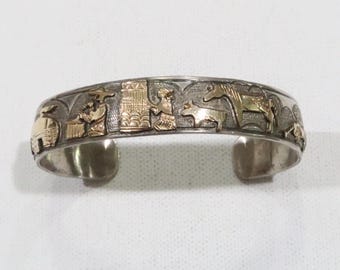 T. A. Begay Navajo Sterling Silver 1/20 12k Gold Filled