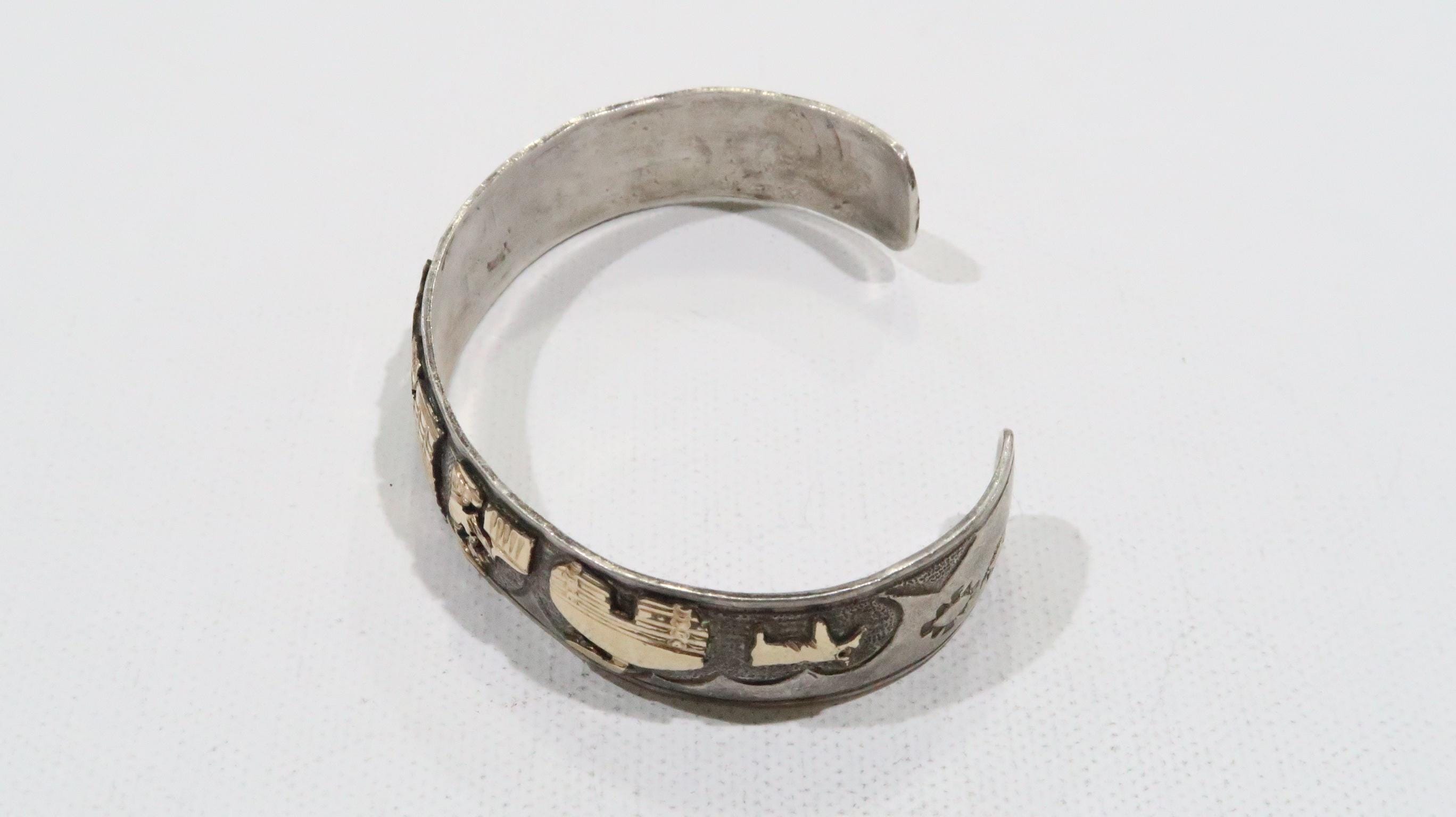 Navajo Artist TA Begay Thomas Begay 1/20 12K G.F Sterling