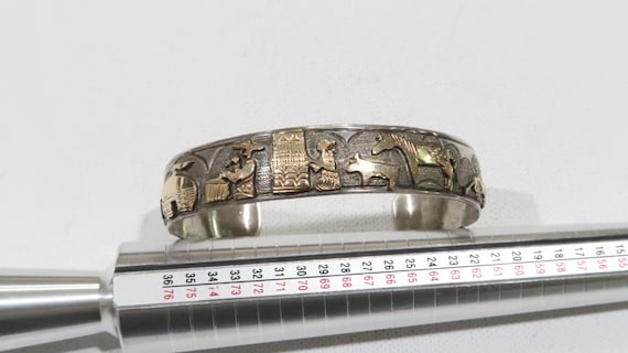 Navajo Artist TA Begay Thomas Begay 1/20 12K G.F Sterling