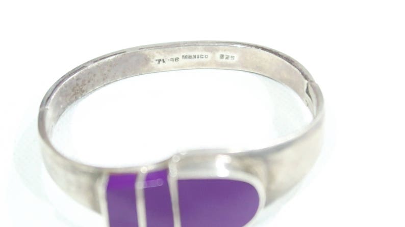 Big Taxco Sugilite Sterling bracelet