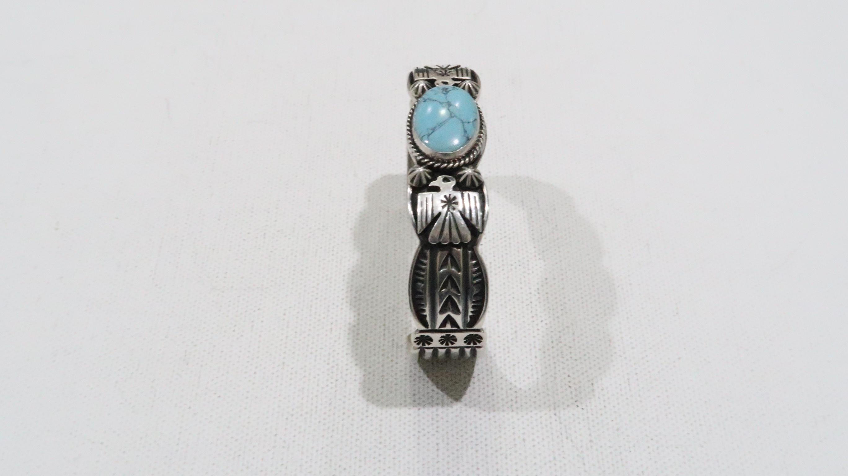アクセサリー Indian jewelrynavajo Andy Cadman Stunning Navajo Andy Cadman Sterling Turquoise Cuff Bracelet - Etsy