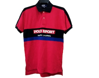 vintage Polo Ralph Lauren multicolore Small Ralph Lauren Polo Sport Casual Sportwear Polo Taille S