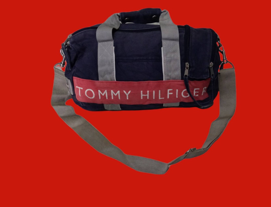 Vintage TOMMY HILFIGER Sling Bag Crossbody Duffle Bag Casual Etsy
