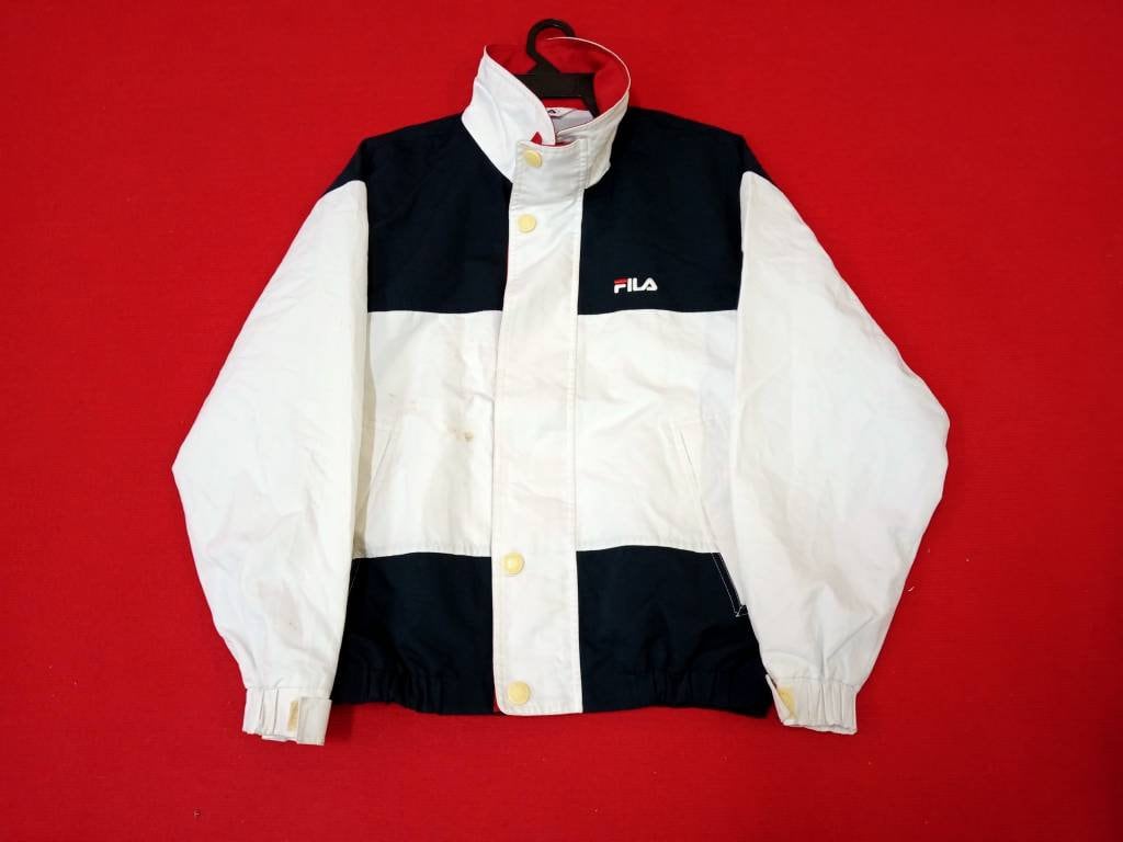 Fila jacket cheap white