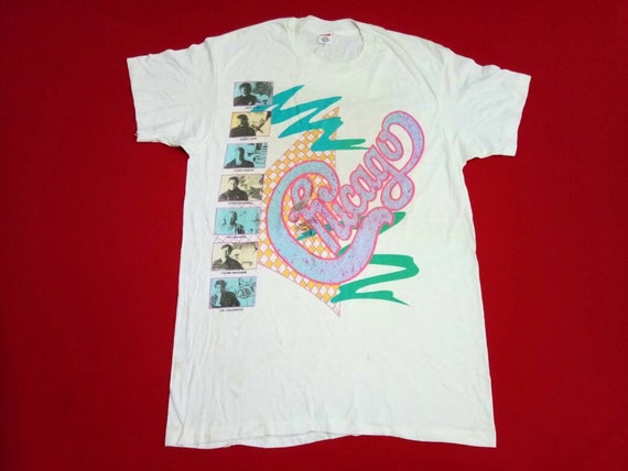 Vintage Chicago Band Tour 1989 Large 
