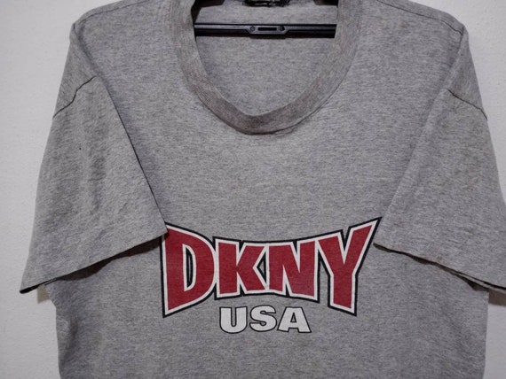 Vintage Dkny New York Gray Tshirt XLarge 1990's D… - image 8