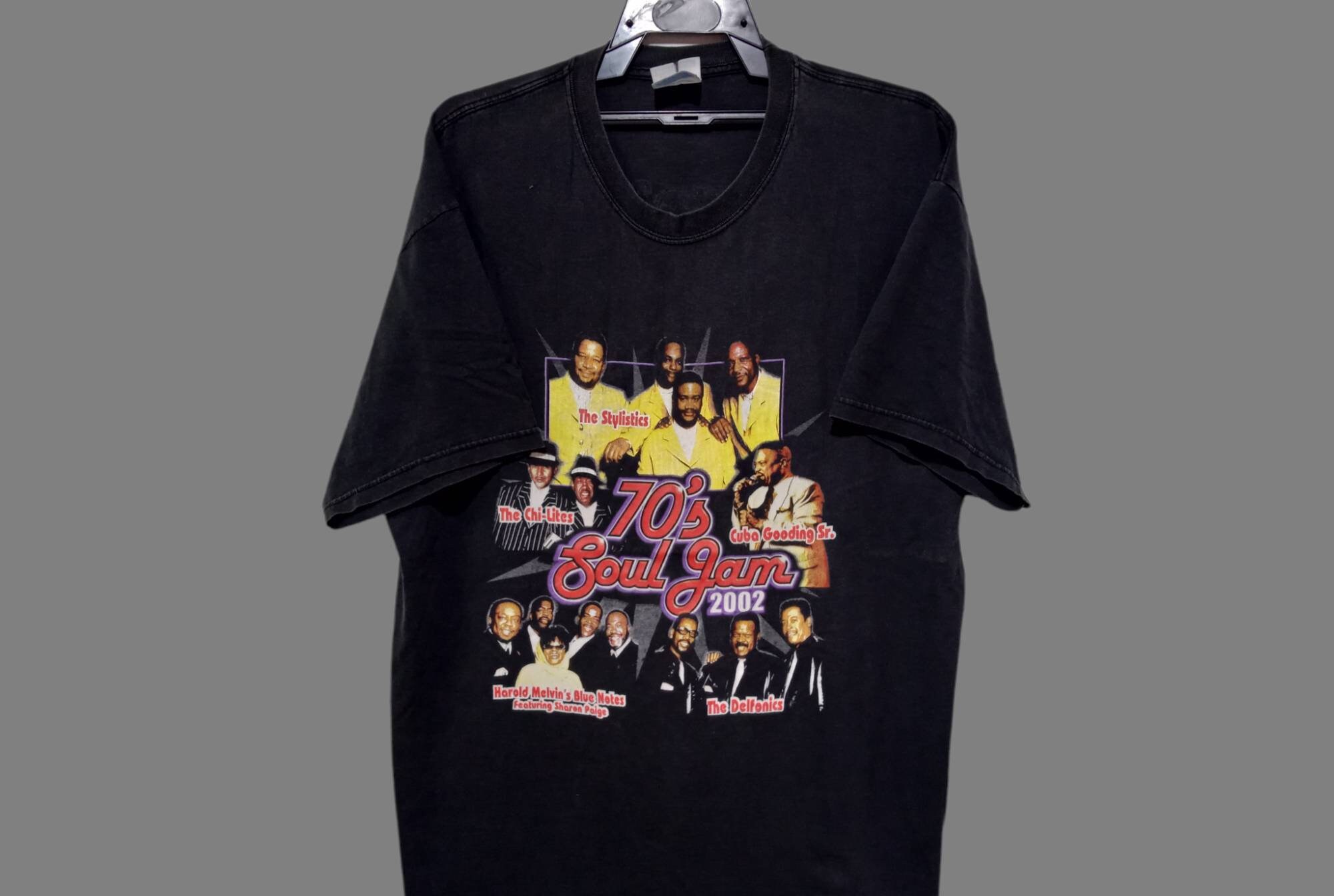 Vintage 70s Soul Jam 2002 Music Xlarge Black T Shirt Music Vintage 70s Soul Jam 2002 Music Xlarge Black T Shirt Music