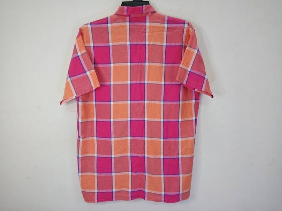 Vintage Multicolor Abstract Buttondown Shirt  Des… - image 7