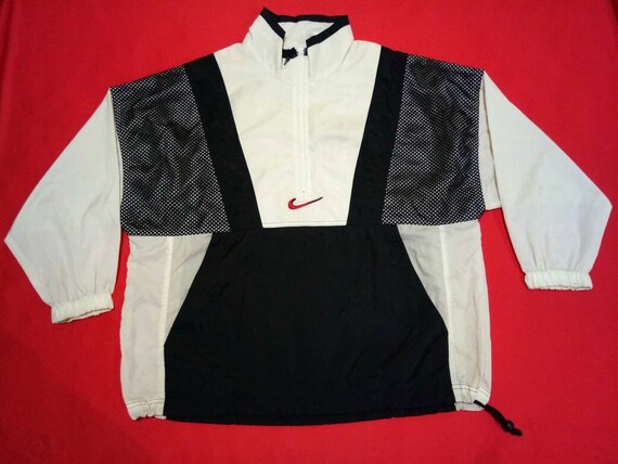 vintage Nike swoosh 90s multicolour windbreaker me