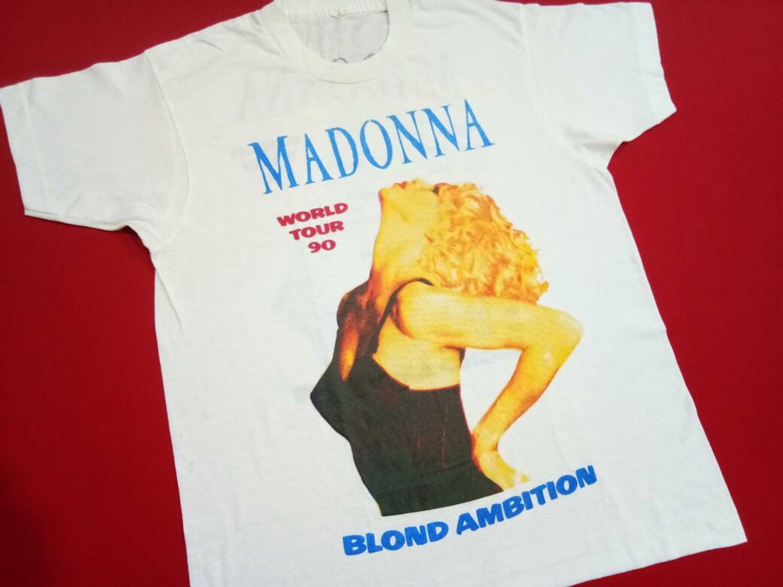 madonna blonde ambition tour tshirt