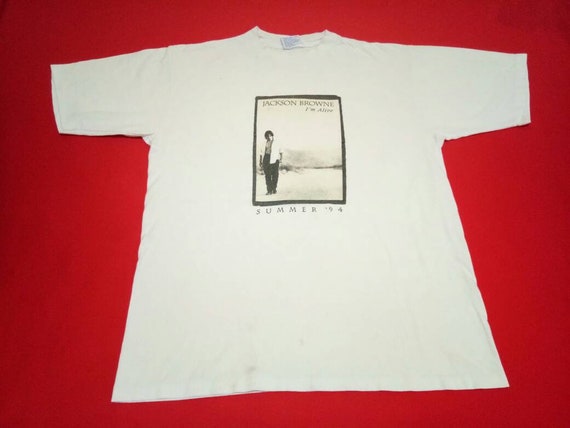Vintage Jackson Brown Summer 1994 American Singer Songwriter Large 