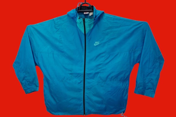 Nike light blue jacket sale