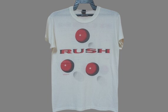 Vintage Rush Band 80s Music Concert 