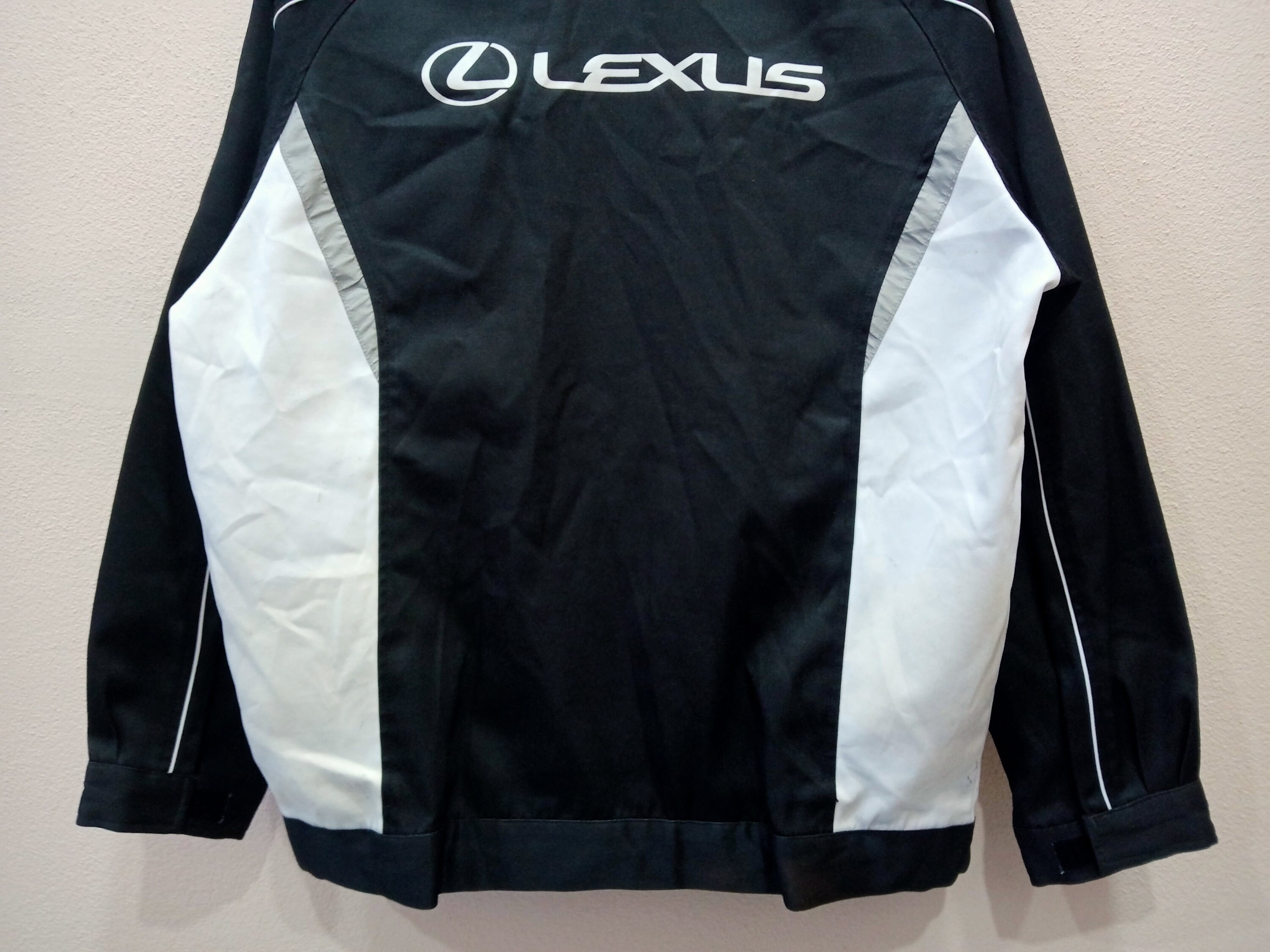 Vintage Lexus Toyotamotor Automaker Black Medium Jacket