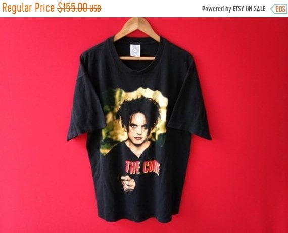 Vintage The Cure English Punk Rock Band 90s Xlarge Mens T Etsy