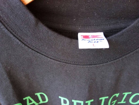 Vintage 90's BAD RELIGION American Punk Rock Band Black Vintage 90's BAD RELIGION American Punk Rock Band Black