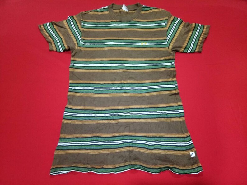 vintage hang ten stripe medium mens t shirt