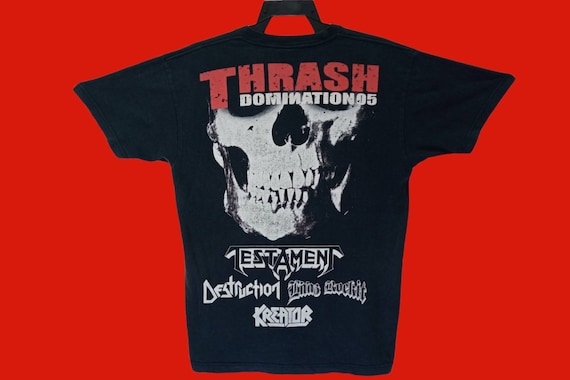 Vintage Thrash Metal Band Testament Kreator Destruction  
