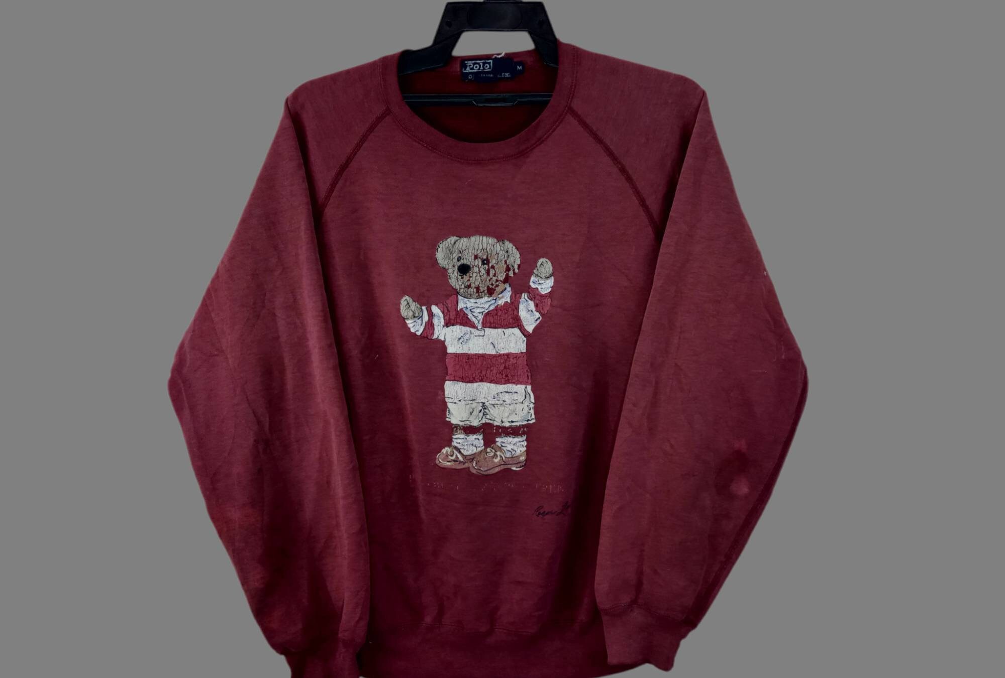 Polo Bear Sweater - Etsy