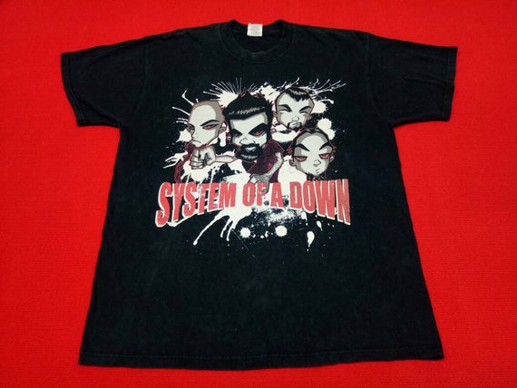 vintage System of a down band t shirt