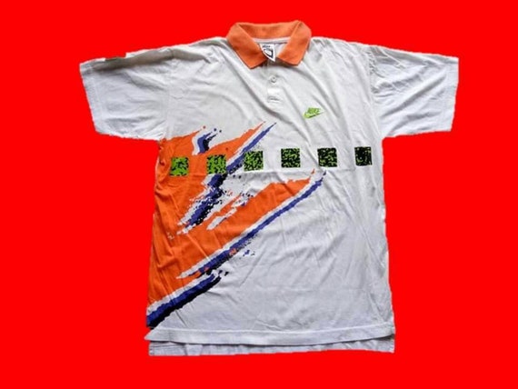 Vintage Nike challenge court polo 90s small mens s