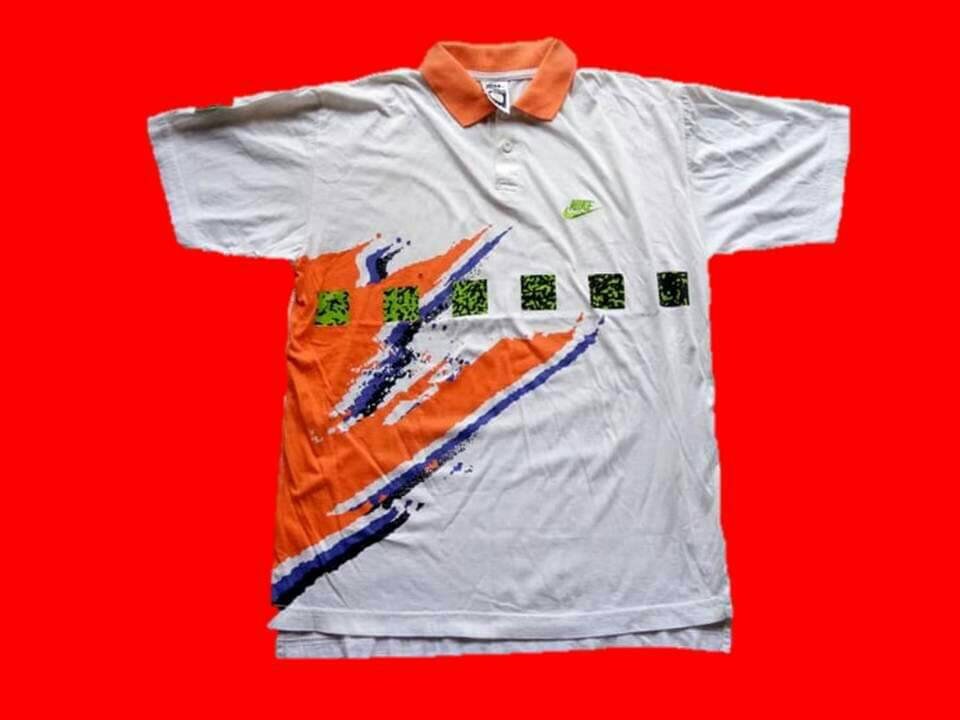vintage nike challenge court polo shirt