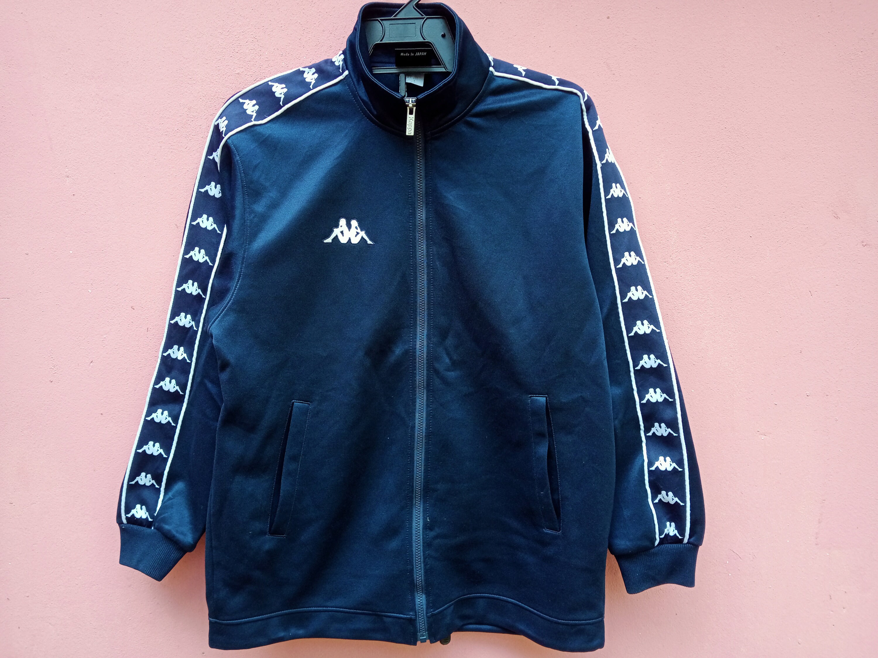 Vintage 90's Kappa Dark Blue Small Jacket Tracktop Fully Vintage 90's Kappa Dark Blue Small Jacket Tracktop Fully