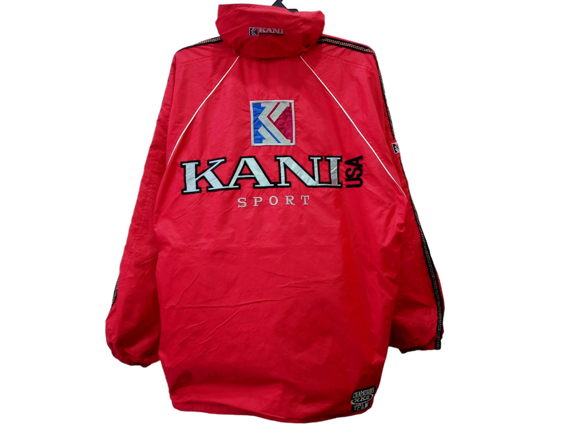 Vintage 90's Karl Kani Sport Red Large Windbreaker Karl Kani Vintage 90's Karl Kani Sport Red Large Windbreaker Karl Kani