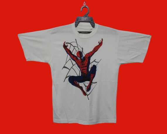 Vintage Spiderman Action Movie White 