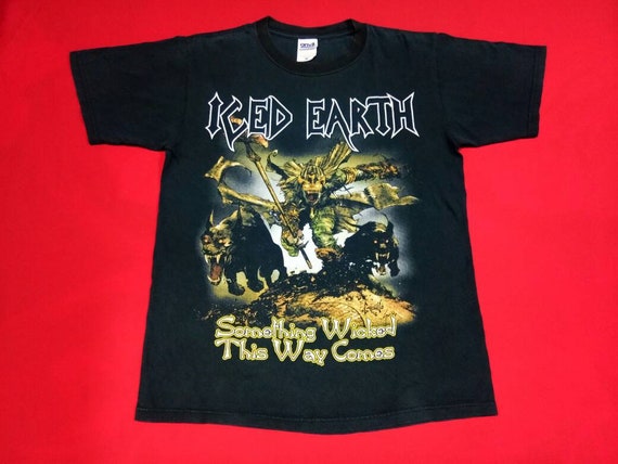 vintage Iron maiden iced earth metal music concer… - image 1