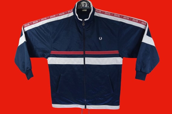 Langskomen trainer haakje Fred Perry Zipper 90's Jacket Small Vintage Fred Perry - Etsy