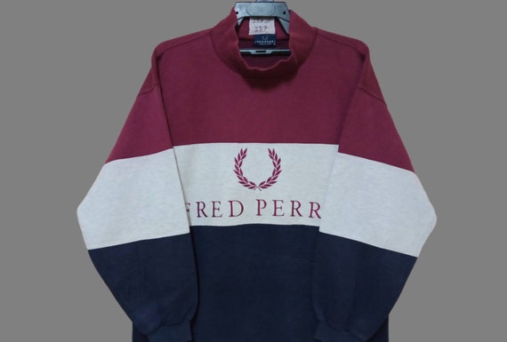 Vintage Fred Perry Ropa deportiva Jersey Multicolor Mediano - Etsy México