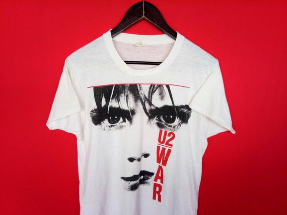 Vintage U2 War Music Concert 80s Large Mens T Shirt - Etsy