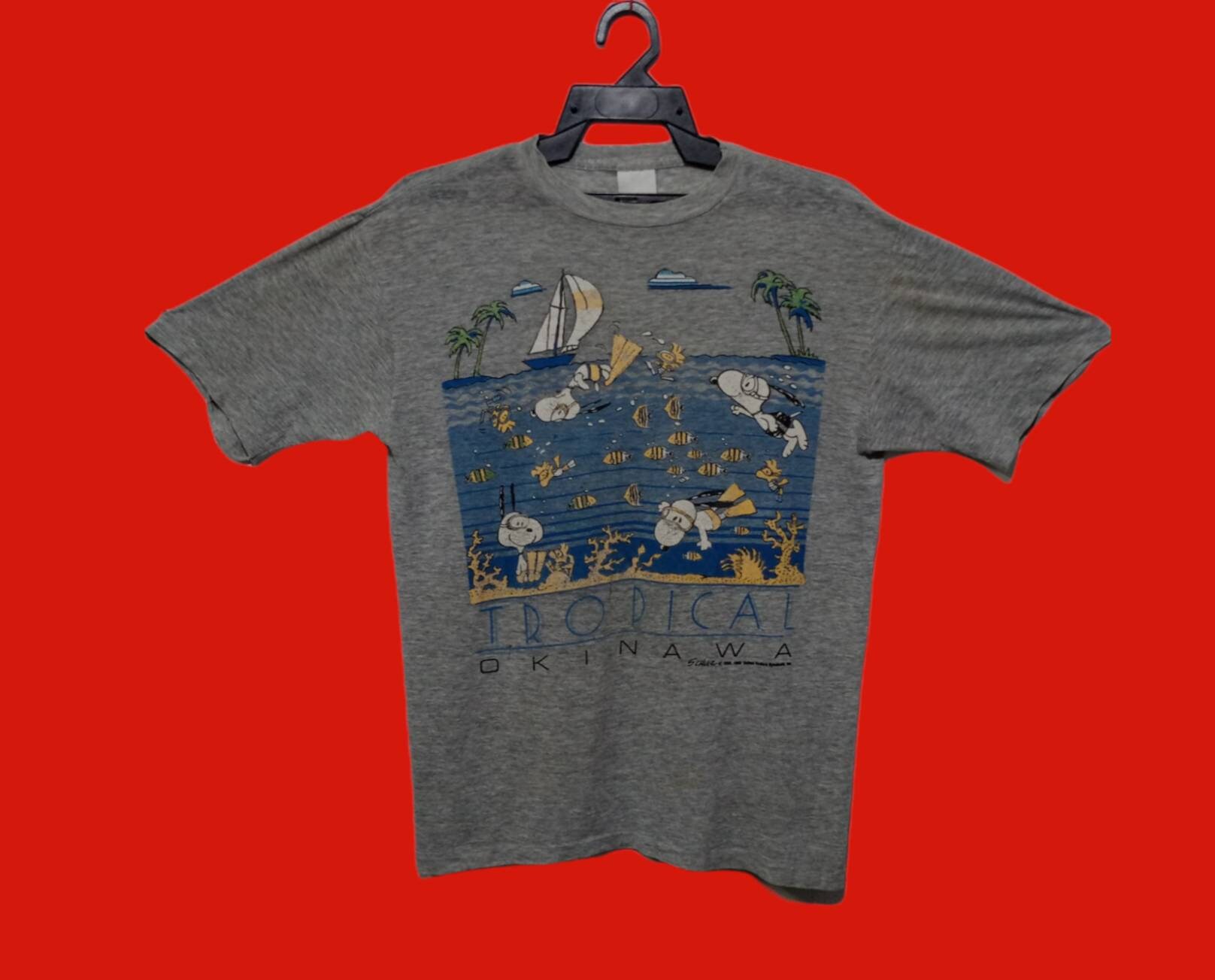 Vintage Snoopy Cartoon Tropicana 