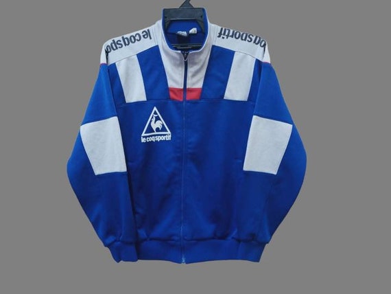 Vintage Le Coq Sportif Windbreaker Jacket Medium Le Coq France   Etsy