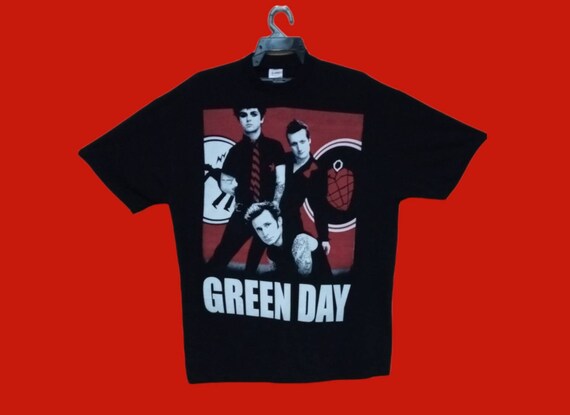 Vintage 90 s Green Day Band American Rock Punk Rock Pop Punk Tour Warning Music Black Xlarge T Shirt Concert Tee Size XL Etsy Mexico