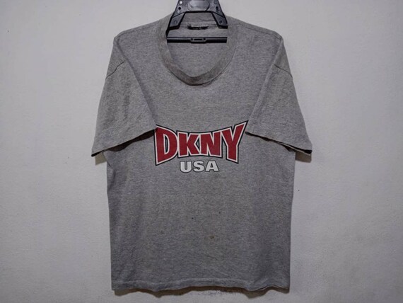 Vintage Dkny New York Gray Tshirt XLarge 1990's D… - image 6