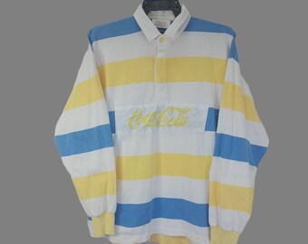 80's coca cola rugby shirts